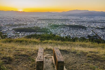 Urban scenery of Kyoto Cityの写真素材