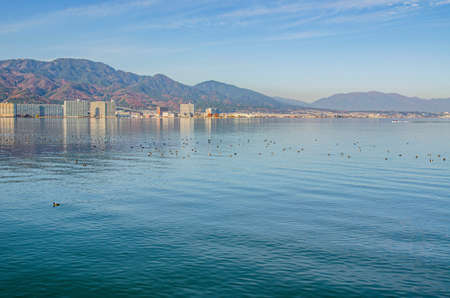 Lake Biwa, Shigaの写真素材