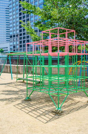 Play equipment in parksの写真素材