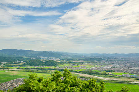 View from Mt. Mikami in Shiga Prefecture