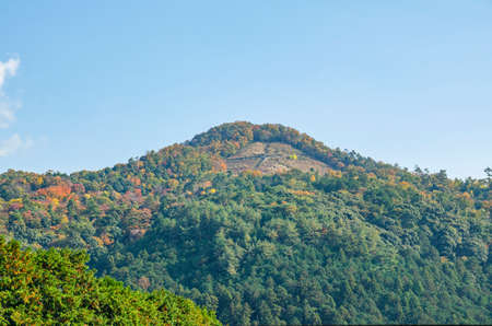 Kyoto daimonji mountainの写真素材