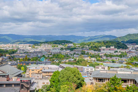 Cityscape of Kyoto Sakyo Wardの写真素材