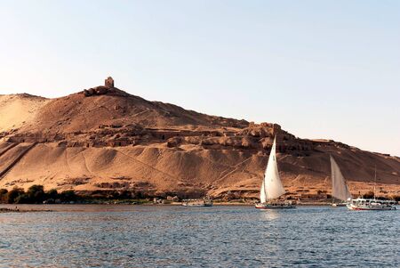 archaeological ruins in Egypt, Cairo, Abu Simbel, Karnak, Luxor or Cairo streetsの写真素材