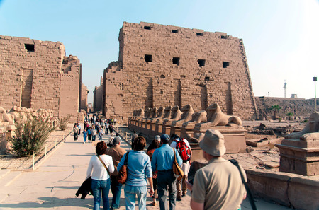 archaeological ruins in Egypt, Cairo, Abu Simbel, Karnak, Luxor or Cairo streetsのeditorial素材