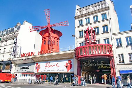 Paris, France, circa april 2016: Views of buildings, monuments and famous places in Paris, from the river Seineのeditorial素材