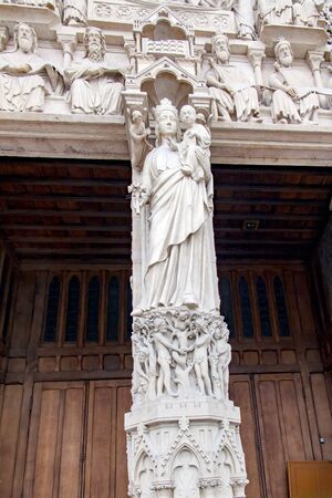 Paris, France, circa april 2016: Views of buildings, monuments and famous places in Paris, from the...