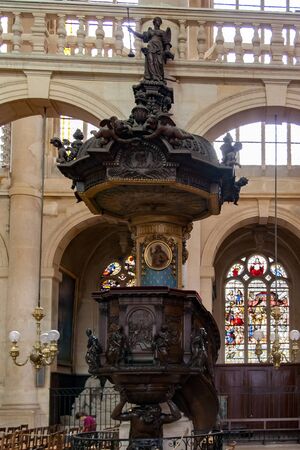 Paris, France, circa april 2016: Views of buildings, monuments and famous places in Paris, from the river Seineのeditorial素材