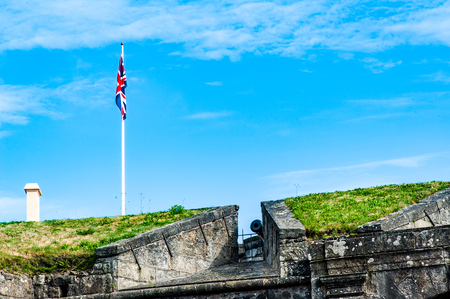 Views of Stirling and monuments to Robert the Bruce and William Wallace, Scotlandのeditorial素材