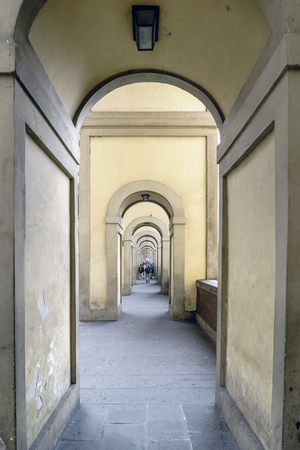 Views of neighborhoods, monuments, streets and the Duomo. Tourist sites of Florence, Italyのeditorial素材