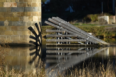 Pillar of a bridge