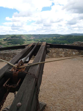 Castelnaud-la-chapelle, Dordogne, France - Jully 3 2020: Medieval fortress Castelnaud Castle in Dordogne valley, Perigord Noir, Franceのeditorial素材