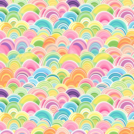 Background pattern with colorful water waves. Vector illustration.の素材