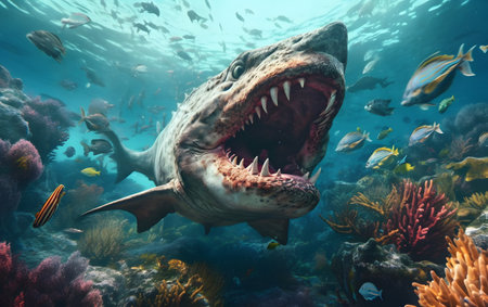 Great White Shark (Carcharodon carcharias)の素材