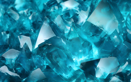 blue crystal texture as very nice background (close-up shot)の素材