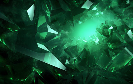 abstract fractal background a computer-generated 2D illustration, textureの素材