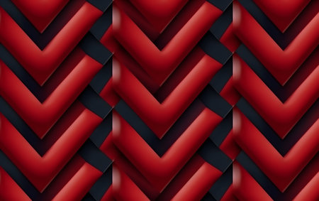 Red and black abstract geometric background. Vector illustration. Eps 10.の素材