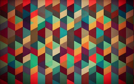 abstract colorful geometric background, vector illustration, eps 10.の素材