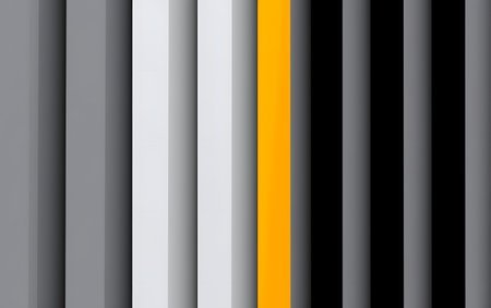 Background with color lines. Different shades and thickness. Abstract pattern.の素材