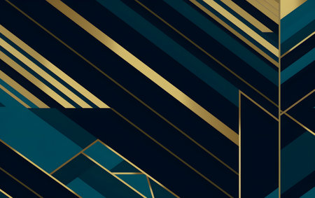 Luxury background with golden lines. Vector illustration. Eps 10の素材