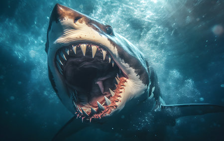 Great White Shark (Carcharodon carcharias)の素材