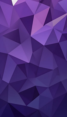 Purple abstract polygonal background. Low poly styling. illustrationの素材