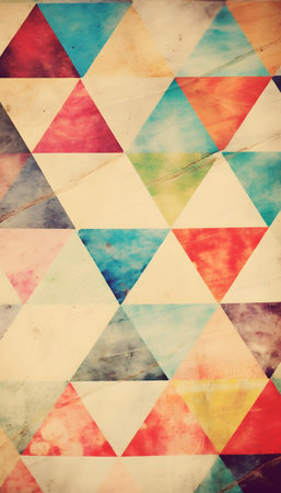 abstract background with geometric pattern - retro vintage effect style picture.の素材