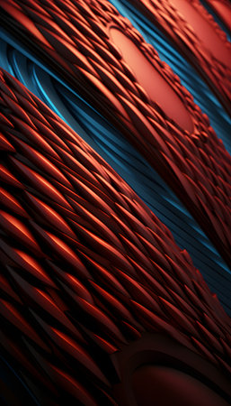3d rendering of abstract technology background.Futuristic shape.の素材