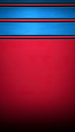 Red and blue metal background or texture with copy space for text or imageの素材