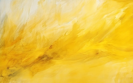 Abstract background of acrylic paint in yellow and orange tones. Abstract background for design.の素材