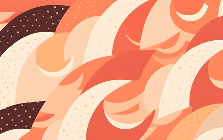 Abstract colorful background with geometric shapes. Vector illustration for your design.の素材