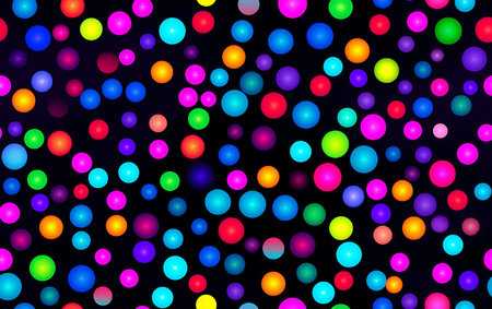 abstract background with colorful bokeh lights. vector file includedの素材