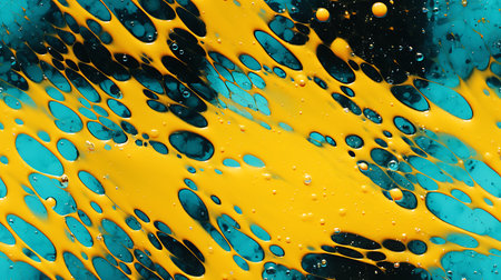 Cracked glass texture. Blue and pink abstract background for your design.の素材