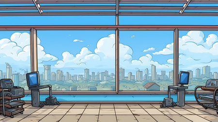 Workout Fitness equipments background with copy space for textの素材