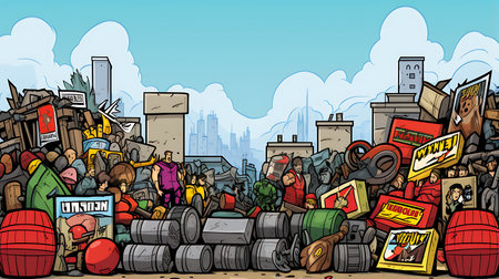 Workout Fitness equipments background with copy space for textの素材