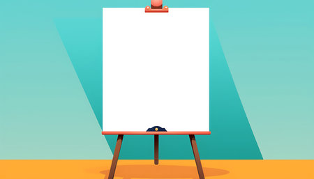 Blank clipboard with pen on wooden background. 3d illustration.の素材