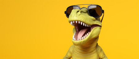 dinosaur on white background. 3d render of dinosaur on white backgroundの素材