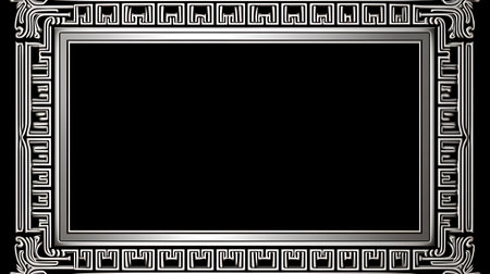 Greek Ornamental border frame. Elegant greece element for designの素材