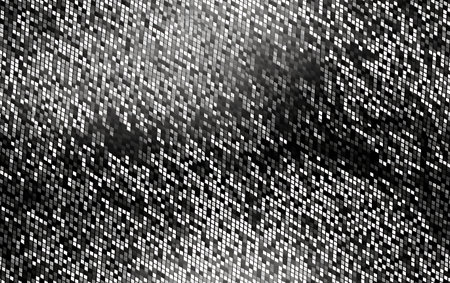 Abstract background with dots and lines in black and white colors. 3d renderの素材