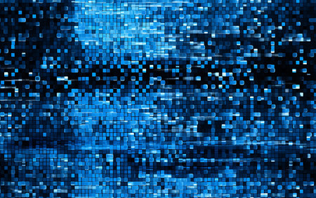 abstract blue background with some squares in it (see portfolio for more in this series)の素材