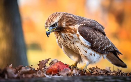 Red-tailed Hawk (Buteo jamaicensis)の素材