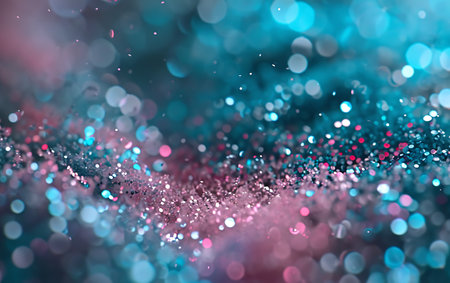 abstract background with bokeh defocused lights and sparklesの素材