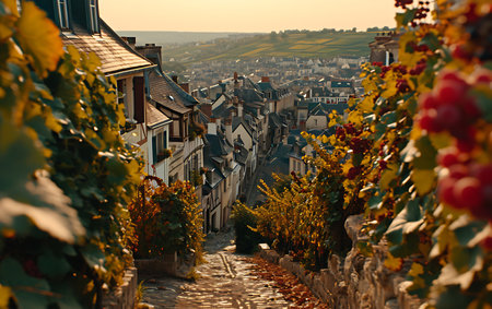 Beautiful view of the old town of Rouen in Normandy, Franceの素材