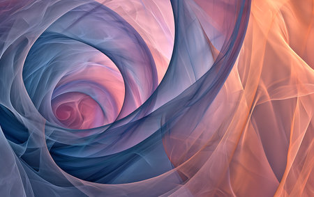 abstract fractal background a computer-generated 2D illustration, textureの素材