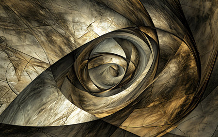 Abstract fractal. Fractal art background for creative design. Decoration for wallpaper, desktop, poster, cover booklet. Print for clothes, t-shirts. Creative illustration for designの素材