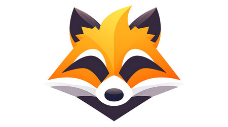 Fox head vector icon. Cartoon illustration of fox head vector icon for webの素材