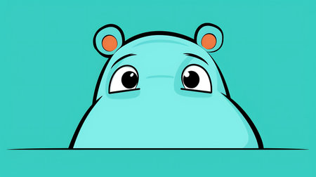 Cute frog cartoon expression in vector format very easy to edit.の素材