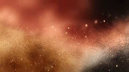 glitter vintage lights background. gold and black. de-focused.の素材