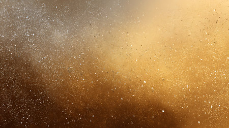 abstract gold background with bokeh defocused lights and starsの素材