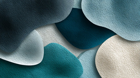 abstract blue and white paper texture background, 3d render illustrationの素材