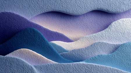 Abstract background. 3D illustration. Blue and purple colors. 3D renderingの素材